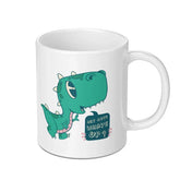 Cute Dinosaur Saying Hey Guys Whats Up Coffee Mug Product